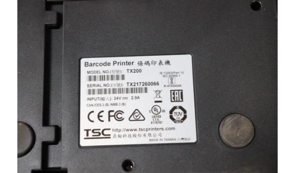 barcode printer TSC, TX200
